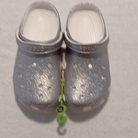 NWT Crocs classic glitter II clogs size 10 men's, 12 women's - Picture 1 of 7